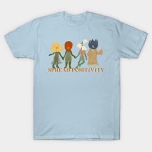 Spread positivity flower people T-Shirt